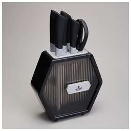 AGNESS НАБОР НОЖЕЙ НА ПЛАСТИКОВОЙ ПОДСТАВКЕ, 7 ПРЕДМЕТОВ 911-778