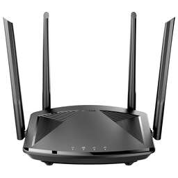 D-LINK Маршрутизатор DIR-X1860/RU/R1A AC1800 10/100/1000BASE-T черный