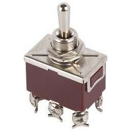 REXANT (36-4172) ТУМБЛЕР 250V 15А (6C) (ON)-OFF-(ON) ДВУХПОЛЮСНЫЙ