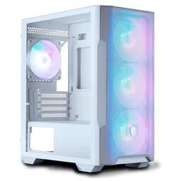 MSI Корпус MAG FORGE M100R WHITE Mini-Tower, MATX, 1xUSB 3.0, 2xUSB 2.0, 4x120mm ARGB Fan, ARGB Control Board, Tempered Glass Window, Brown Box (932220)