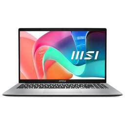 MSI Ноутбук Modern 15 F13MG-201XRU 15.6", IPS, Intel Core i5 1335U 1.3ГГц, 10-ядерный, 16ГБ DDR4, 512ГБ SSD, Intel Iris Xe graphics, FreeDOS, серебристый [9s7-15s122-201]