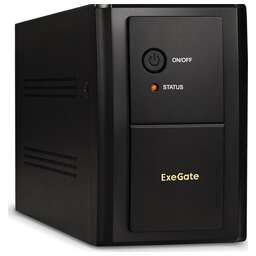 EXEGATE (285481) SpecialPro UNB-1000.LED.AVR.C13.RJ <1000VA/650W, LED, AVR,6*IEС-C13, RJ45/11, Black>