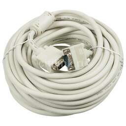 NONAME Кабель VGA DB15 (m) - (m), ферритовый фильтр , 15м, серый cable15