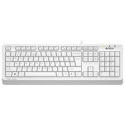 A4TECH Клавиатура Fstyler FKS10 белый/серый USB (FKS10 WHITE)