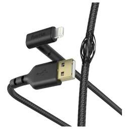 HAMA Кабель 00187212 USB (m)-Lightning (m) 1.5м черный