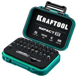 KRAFTOOL Impact-32, 32 шт, набор ударных бит (26066-H32)