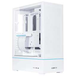 LIAN-LI Корпус SUP01W белый без БП ATX 4x120mm 2x140mm 2xUSB3.0 audio bott PSU