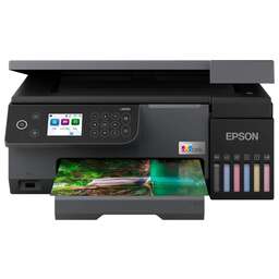EPSON МФУ струйный EcoTank L8100 (C11CK94402/C11CK94503) A4 WiFi черный