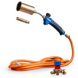 ЗУБР ГП-400Н, 400мм, стаканы 50мм /17мм, шланг 5м, редуктор, пропановая горелка в наборе Профессионал (55545-H5)