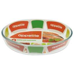 APPETITE Форма стекл прям 30х20х6см/2,0л с руч ТМ