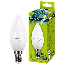 ERGOLUX (12874) LED-C35-7W-E14-6K