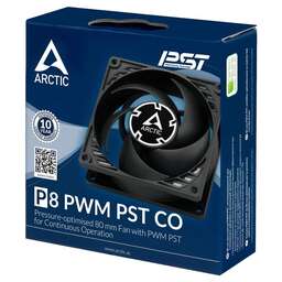 ARCTIC COOLING Вентилятор для корпуса P8 PWM PST CO black/black (ACFAN00151A) (702041)