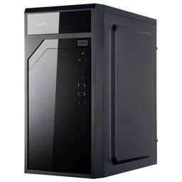 KINGPRICE Корпус mATX KPCC-MN208, Mini-Tower, без БП, черный