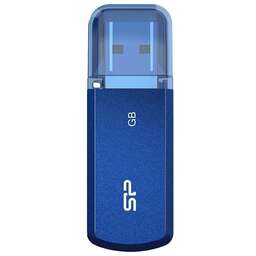 SILICON POWER Флеш диск 128Gb Helios 202, USB Type-A, metal case, blue (SP128GBUF3202V1B)