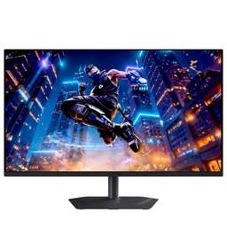 GIGABYTE Монитор 31.5" MO32U2 EK Black (31,5 "QD-OLED, 3840 x 2160, 240Hz, 2xHDMI 2.1, DP 1.4, 3xUSB 3.2, USB Type-C (18Вт), 0,03 ms,178°/178°, 250 нит (типичная), 1000 нит (пиковая), 1,5 М:1, Pivot)