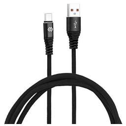 DIGMA Кабель USB Type-C (m) - USB (m), 2м, 3A, черный [dg-usba-с-2m-27w]