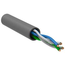 ITK Кабель информационный Generica BC1-C502-111-305-G кат.5 UTP 2 пары 24AWG PVC внутренний 305м серый