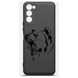 BORASCO Чехол (клип-кейс) ArtWorks, для Tecno Camon 18/18P, черный/рисунок [51149]