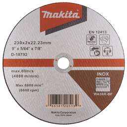 MAKITA Отрезной диск D-18792, 230мм, 2мм, 22.23мм, по металлу