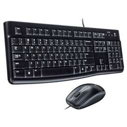 LOGITECH Клавиатура + мышка DESKTOP MK120 BLACK RUS 920-002589