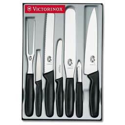 VICTORINOX Набор ножей кухон. Standart (5.1103.7) компл.:4предм. вилка черный подар.коробка