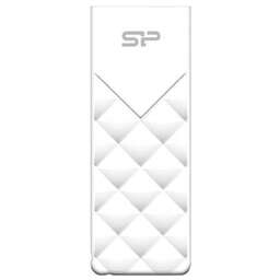 SILICON POWER Флешка USB Blaze B03 16ГБ, USB3.1, белый [sp016gbuf3b03v1w]