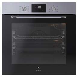 LEX Духовой шкаф электрический EDP 680 IX MAX, 78л, дверца с 2 стеклами, нержавеющая сталь