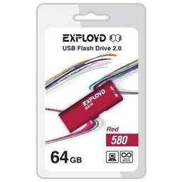 EXPLOYD 64GB 580 красный [EX-64GB-580-Red]