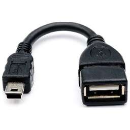 ATCOM (АТ2822) кабель USB2.0 AF (mini-B 5P OTG) - 0.1м (10)