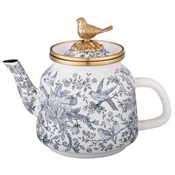 LEFARD ЧАЙНИК ЭМАЛИРОВАННЫЙ , СЕРИЯ ROYAL GARDEN, 1,0Л ПОДХОДИТ ДЛЯ ИНДУКЦИОН.ПЛИТ 950-675