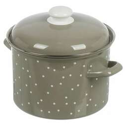 ЛЫСЬВА 1615АП2/8Кс White dots Каменно-серый эмал 4,5л