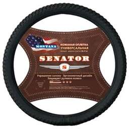 SENATOR (OPLS1501) оплетка на руль Montana M(38см), черный