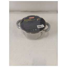 MALLONY Кастрюля Felicita, объем 2 л, из нерж стали с крышкой из жаропрочного стекла, размер 16*10 см (009386) (8752792)