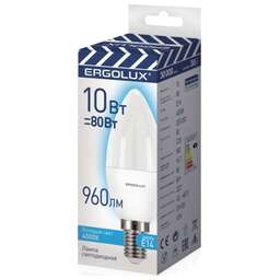 ERGOLUX (14545) LED-C35-10W-E14-4K