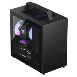 JONSBO Корпус miniITX T8 Plus, Mini-Tower, без БП, черный [t8 plus black]