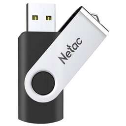 NETAC Флеш Диск 256GB U505 NT03U505N-256G-30BK USB3.0 черный/серебристый