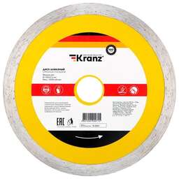 KRANZ (KR-90-0112) Диск алмазный отрезной сплошной 150x22,2x2x10мм