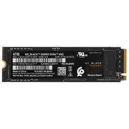 WD SSD накопитель Black SN850X S400T2X0E 4ТБ, M.2 2280, PCIe 4.0 x4, NVMe, M.2