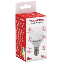 THOMSON LED GLOBE 8W 670Лм E14 4000K