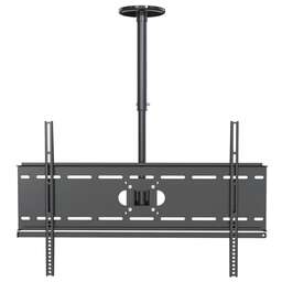 CACTUS Кронштейн для телевизора CS-CP04-R, 37-70", потолочный, поворот и наклон, черный
