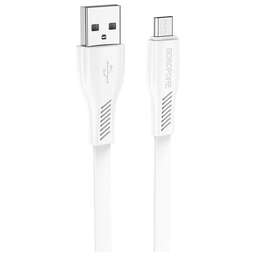 BOROFONE (6974443387100) BX85 USB 2.4A microUSB 1 m белый