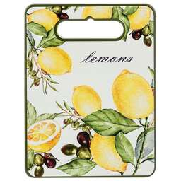 AGNESS ПОДСТАВКА ПОД ГОРЯЧЕЕ "ЛЕМОН ТРИ" 20*15*1 СМ (КОР=36ШТ.) 358-1608