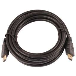NONAME Кабель аудио-видео LAZSO WH-111, HDMI (m) - HDMI (m), ver 2.0, 3м, GOLD, черный [wh-111(3m)]