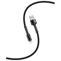 SMARTBUY (iK-512-S26b) S26 Lightning черный.,3 А,PD,нейл.,1м