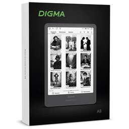 DIGMA Электронная книга A8, 7.8", темно-серый