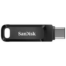 SanDisk USB Drive 256GB Ultra Dual Drive Go, USB 3.1 - USB Type-C Black