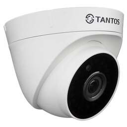 TANTOS Камера видеонаблюдения IP TSi-Eeco25F 3.6-3.6мм цв. корп.:белый/черный (00-00122955)