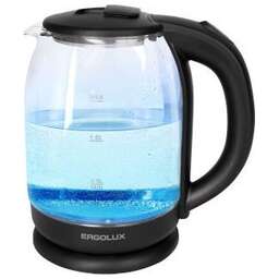 ERGOLUX ELX-KG05-C02 стеклянный черный,1.8л.