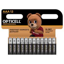 OPTICELL AAA Батарейка Professional LR03, 12 шт