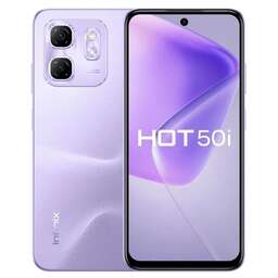 INFINIX Смартфон X6531B Hot 50i 128Gb 4Gb фиолетовый моноблок 3G 4G 2Sim 6.78" 720x1600 Android 14 48Mpix 802.11 a/b/g/n/ac NFC GPS GSM900/1800 GSM1900 Protect FM A-GPS microSD max2048Gb